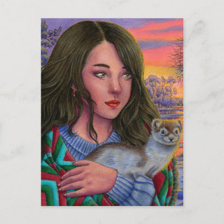 Postal Festiva "Afterglow" postcard