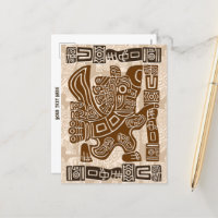 Águila azteca guerrera arte tribal antiguo