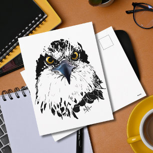 Postal Festiva Águila Pescadora "Rey de las Aves" Arte Original