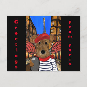 Postal Festiva Airedale Terrier