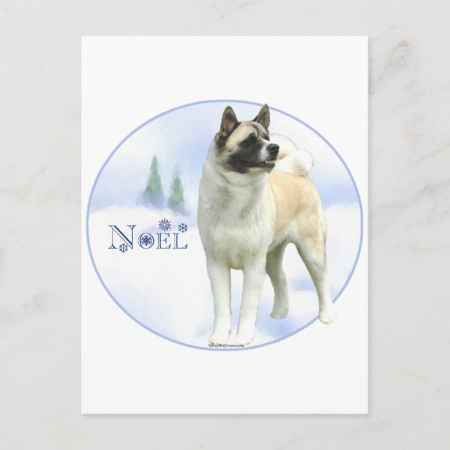 Postal Festiva Akita Noel (Anverso)