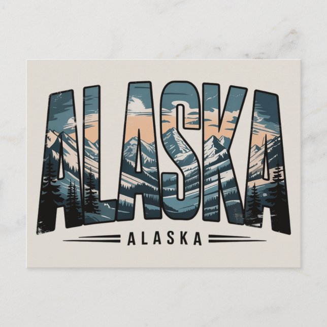 Postal Festiva Alaska  (Anverso)