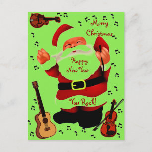 Postal Festiva Alegre, Navidades Joy_ Post Card