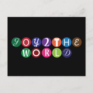 Postal Festiva Alegría Al Mundo