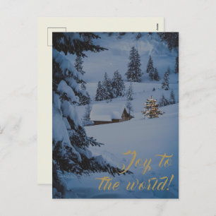 Postal Festiva Alegría De La Festividad Del Oro Al Mundo