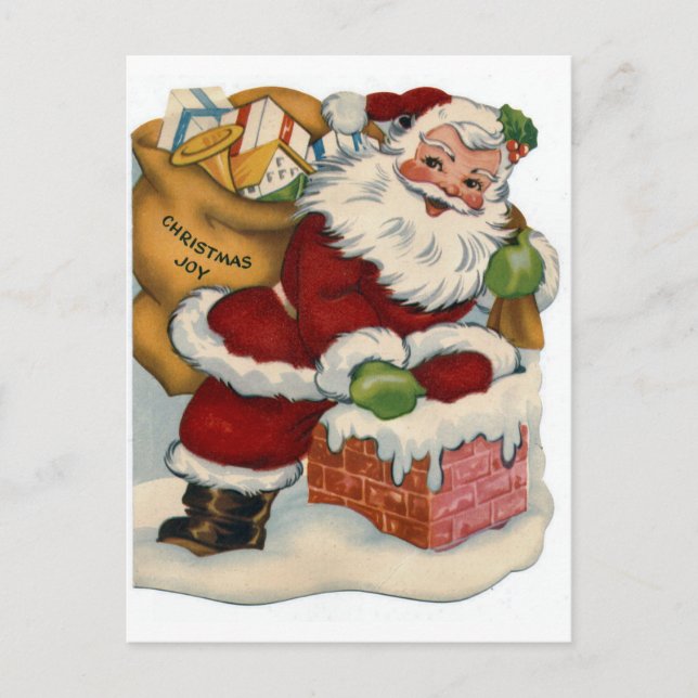 Postal Festiva Alegría de los navidades (Anverso)