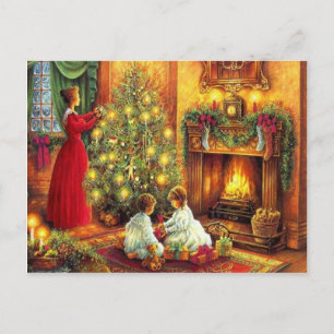 Postal Festiva Alegría de los navidades