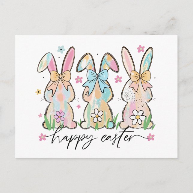 Postal Festiva ¡Alegría de Pascua! (Anverso)