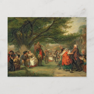 Postal Festiva Alegría del pueblo