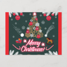 Postal Festiva Alegría eterna de los Navidades