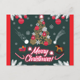 Postal Festiva Alegría eterna de los Navidades