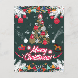 Postal Festiva Alegría eterna de los Navidades