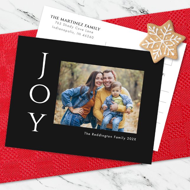 Postal Festiva Alegría fotográfica minimalista (Subido por el creador)