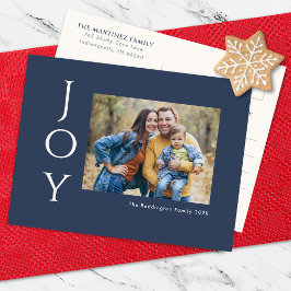 Postal Festiva Alegría fotográfica minimalista