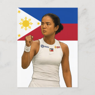 Postal Festiva Alexandra Eala - Campeón de Guadalajara 2025