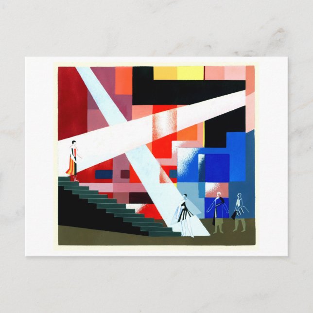 Postal Festiva Alexandra Exter (Anverso)