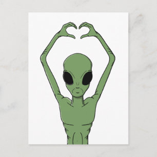 Postal Festiva Alien Heart Pose