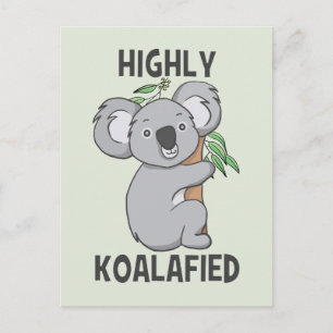 Postal Festiva Altamente Koalafied Koala