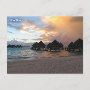 Postal Festiva amanecer en Bora Bora