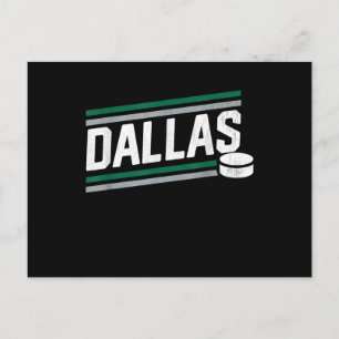 Postal Festiva Amante del Hockey   Cool Dallas Hockey Power Play