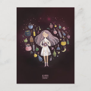 Postal Festiva Amar a elixir El día de San Valentín