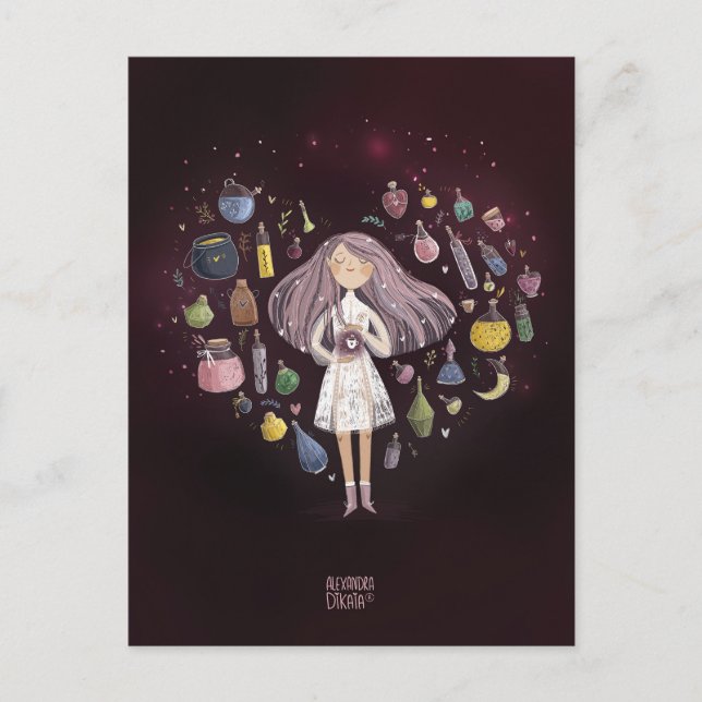 Postal Festiva Amar a elixir El día de San Valentín (Anverso)