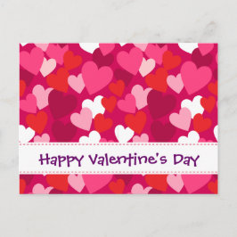 Postal Festiva Amar San Valentín de clase en postmark para niños