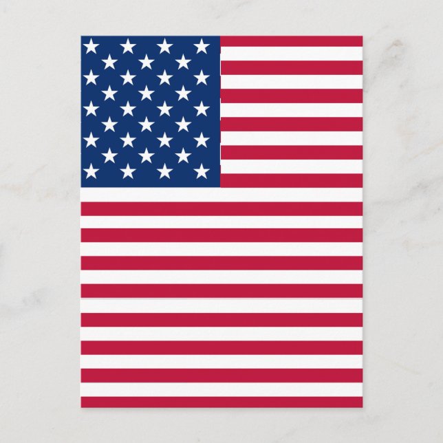 Postal Festiva American Flag Pride Design-76353 (Anverso)