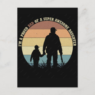 Postal Festiva Amo a mi papá impreso para papá
