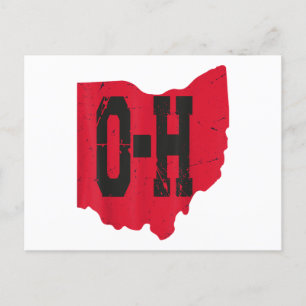 Postal Festiva Amo Mi Guión Hogar Ohio Buckeye State