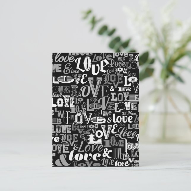 Postal Festiva Amor 4 (Anverso de pie)
