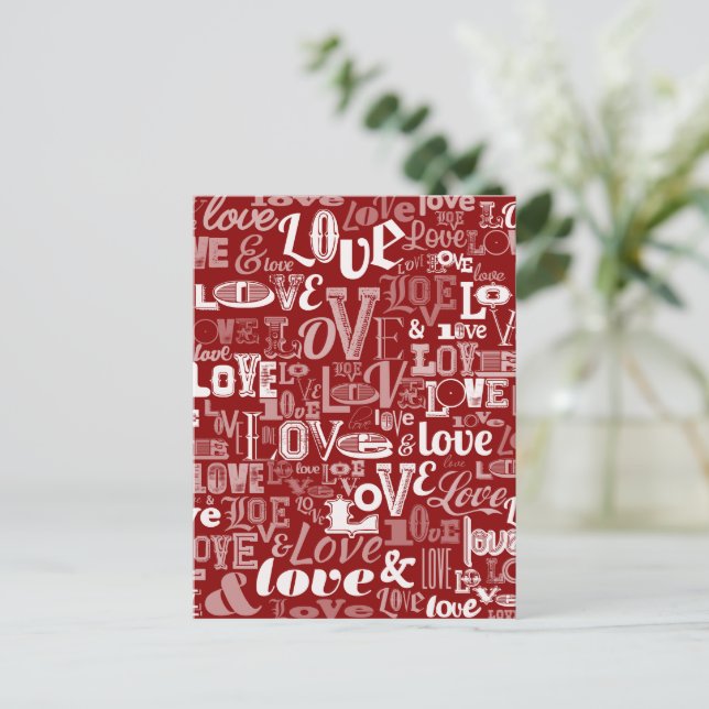Postal Festiva Amor 5 (Anverso de pie)
