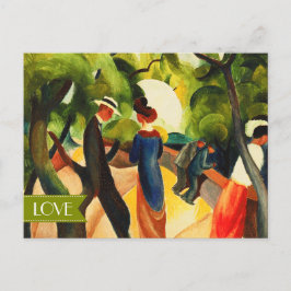 Postal Festiva Amor. El día de San Valentín Bella Artes