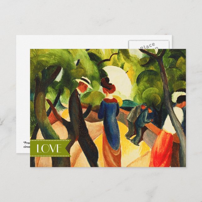 Postal Festiva Amor. El día de San Valentín Bella Artes (Anverso / Reverso)