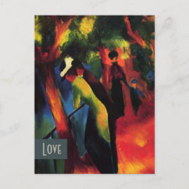 Postal Festiva Amor. El día de San Valentín Bella Artes