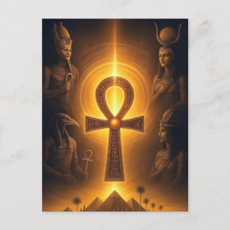 Postal Festiva Ancient Egyptian Postcard | Pharaonic Art Design b