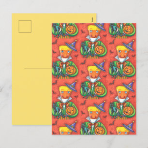 POSTAL FESTIVA ANDY, EL CANDALLO, EL GATO NEGRO Y EL COLOR DE JAC