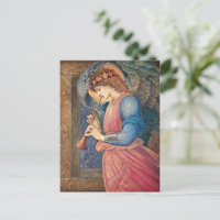 Ángel tocando una flageolet por Edward Burne-Jones