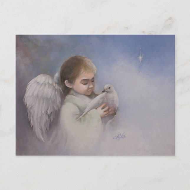 Postal Festiva Angelic Blessings (Anverso)