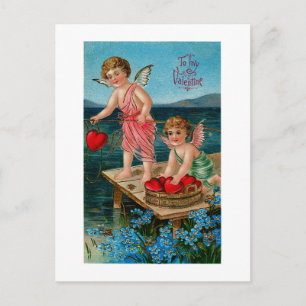 Postal Festiva Ángulos de pesca