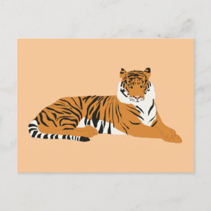 Postal Festiva Animal de Jungle Tiger