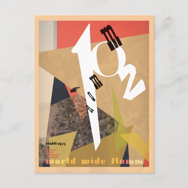 Postal Festiva ANIVERsary DE FLOMM102 (Anverso)