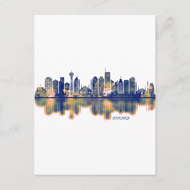Postal Festiva Ankara Skyline (Anverso)