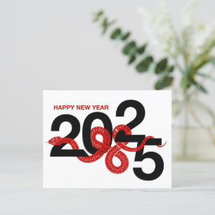 Postal Festiva Año de la serpiente 2025