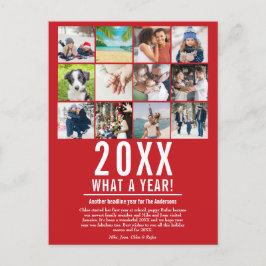 Postal Festiva Año De Los navidades En Revisión De Los Collages d