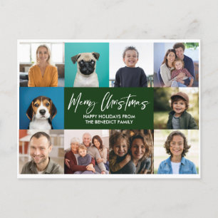 Postal Festiva AÑO DE navidades EN REVISIÓN 10 FESTIVAS DE FOTOS