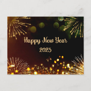 Postal Festiva Año Nuevo
