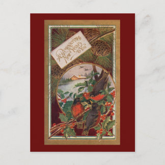 Postal Festiva Año Nuevo