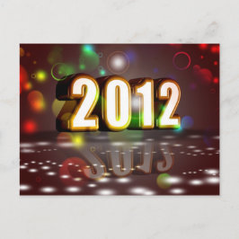 Postal Festiva Año Nuevo 2012