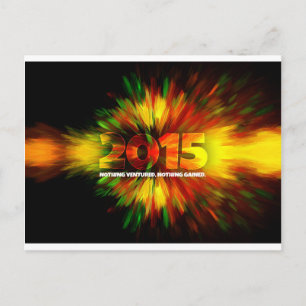 Postal Festiva Año Nuevo 2015